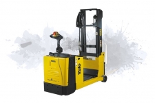 Counterbalanced Stacker Ride-on and pedestrian flexibility MC10-15 1000-1500 kg